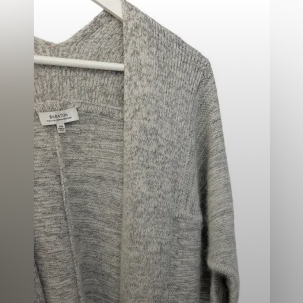 Aritzia Babaton Javier Cocoon Mohair Alpaca Blend Cardigan EUC Size S/M - Picture 8 of 16